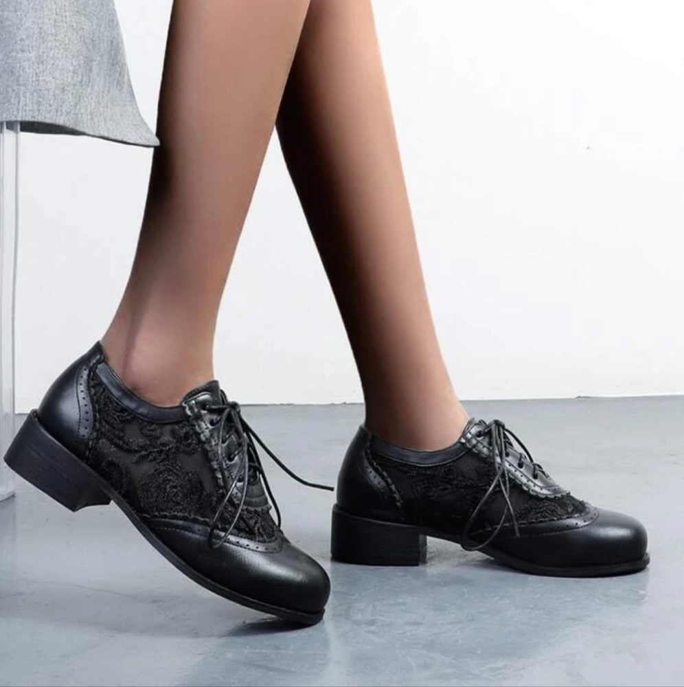 Lacey bowling style shoes.